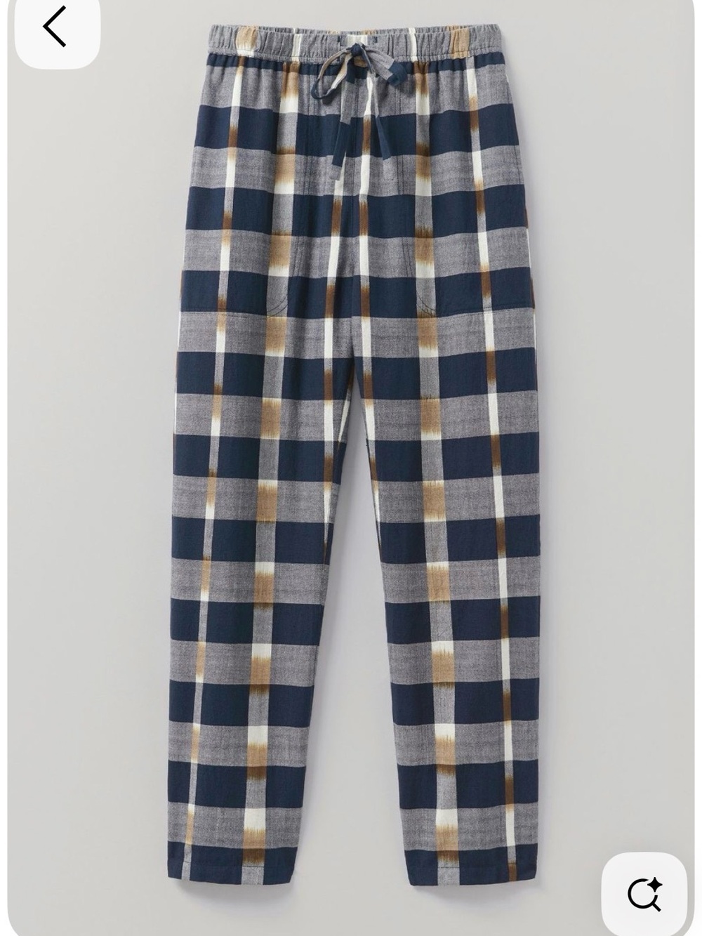 Toast UK Kato Ikat pull on pants. M/L